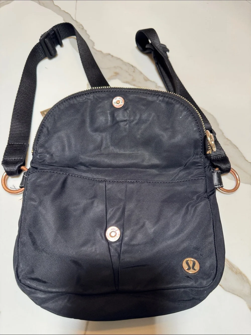 lululemon athletica 🍋🍋Black Crossbody Festival Purse size small - Picture 5 of 12